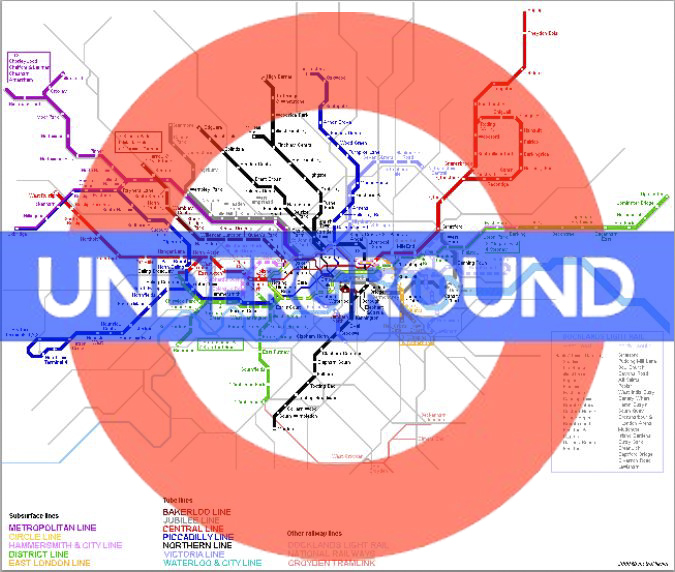 Transport Map of London